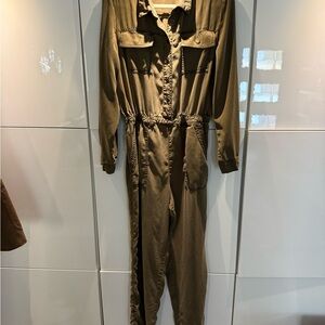 Anthropologie Khaki Flightsuit